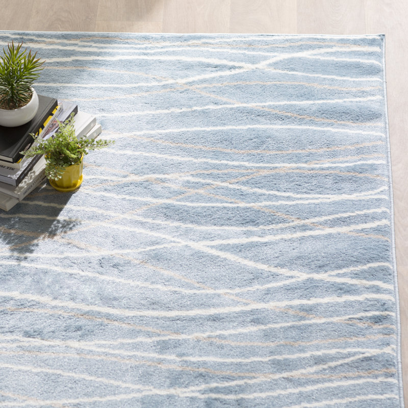 Orren Ellis Ky Grace Teal Area Rug & Reviews Wayfair